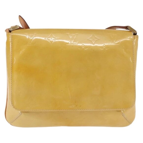 LOUIS VUITTON Monogram Vernis Thompson Street Bag Beige M91301 LV Auth 145733 - Picture 3 of 16